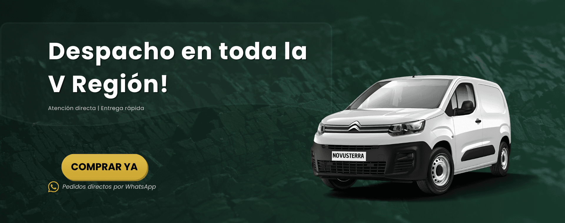 Despacho en toda la V Región