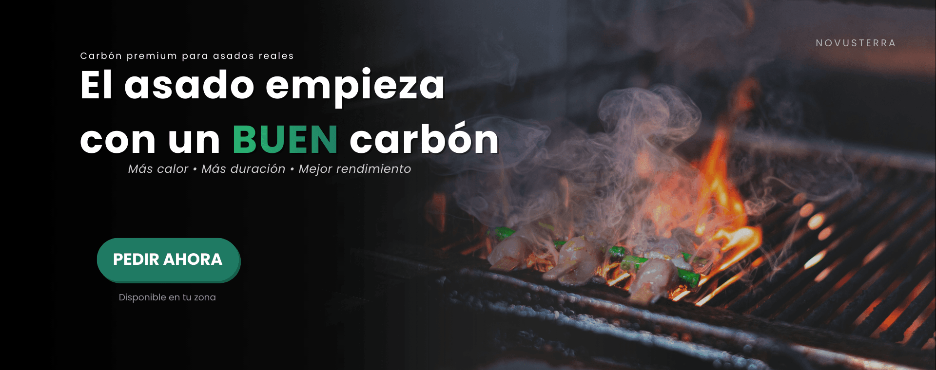 El asado empieza con un buen carbón