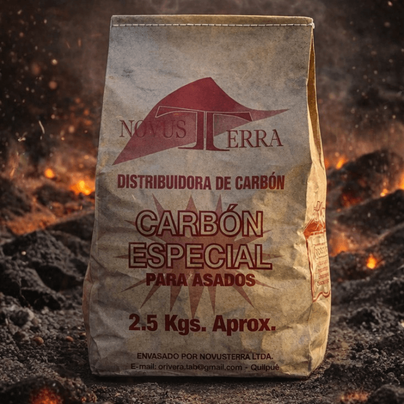 Carbón Quebracho 2.5 kg - Bolsa Papel