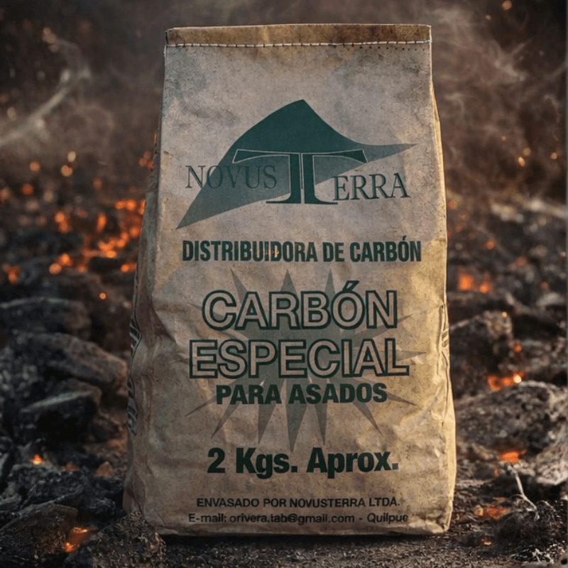 Carbón Quebracho 2 kg (Bolsa Papel)